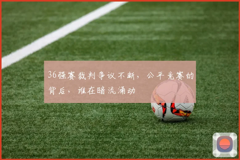 36强赛裁判争议不断,公平竞赛的背后,谁在暗流涌动