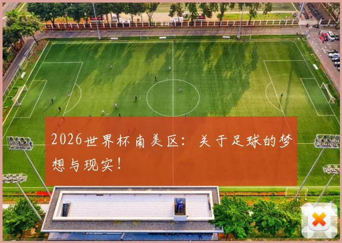 2026世界杯南美区：关于足球的梦想与现实！